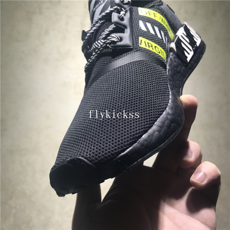 Off White x Adidas NMD R1 Boost Black